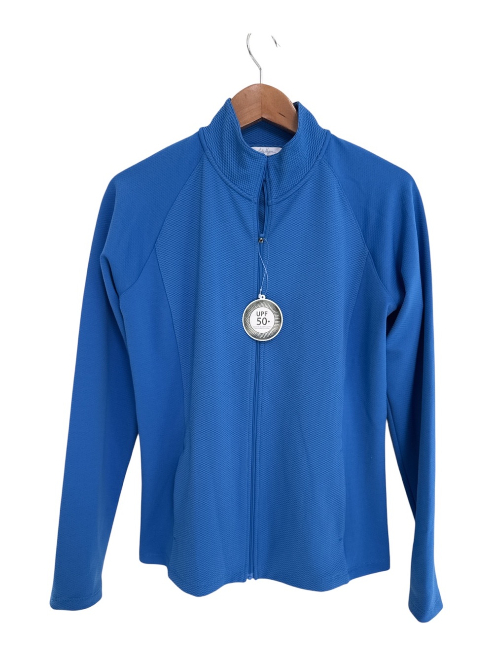 NWT Lady Hagen Sky  Blue Full-Zip Women's Golf Jacket - UPF 50+